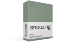 Snoozing jersey topper hoeslaken