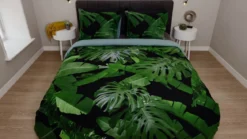 Snoozing Jungle flanel dekbedovertrek