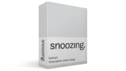Snoozing katoen hoeslaken extra hoog