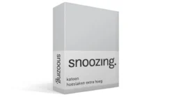 Snoozing katoen hoeslaken extra hoog