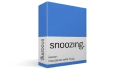 Snoozing katoen hoeslaken extra hoog