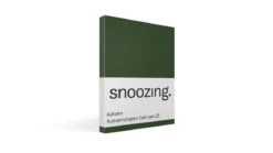Snoozing katoen kussenslopen (set van 2)