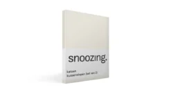 Snoozing katoen kussenslopen (set van 2)