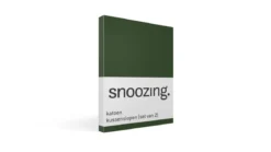 Snoozing katoen kussenslopen (set van 2)