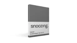 Snoozing katoen kussenslopen (set van 2)