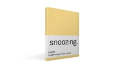 Snoozing katoen kussenslopen (set van 2)