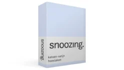 Snoozing katoen-satijn hoeslaken