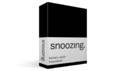 Snoozing katoen-satijn hoeslaken