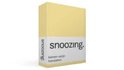 Snoozing katoen-satijn hoeslaken