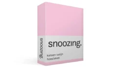 Snoozing katoen-satijn hoeslaken