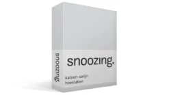 Snoozing katoen-satijn hoeslaken