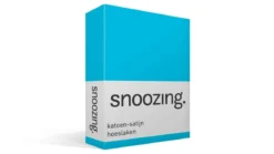 Snoozing katoen-satijn hoeslaken