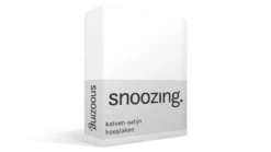 Snoozing katoen-satijn hoeslaken