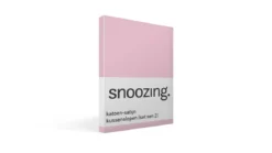 Snoozing katoen-satijn kussenslopen (set van 2)