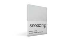 Snoozing katoen-satijn kussenslopen (set van 2)