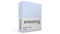 Snoozing katoen-satijn laken
