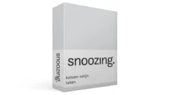 Snoozing katoen-satijn laken
