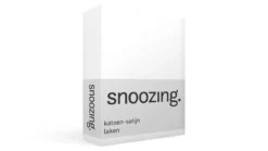 Snoozing katoen-satijn laken
