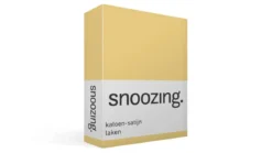 Snoozing katoen-satijn laken