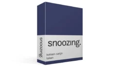 Snoozing katoen-satijn laken