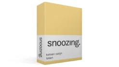Snoozing katoen-satijn laken