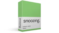 Snoozing katoen-satijn laken