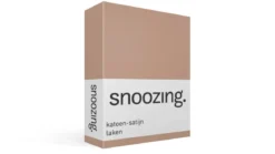 Snoozing katoen-satijn laken