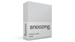 Snoozing katoen-satijn laken