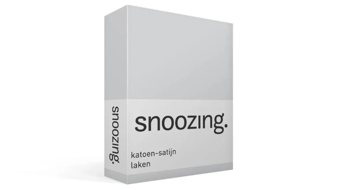 Snoozing katoen-satijn laken