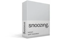 Snoozing katoen split hoeslaken