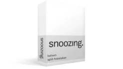 Snoozing katoen split hoeslaken