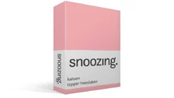 Snoozing katoen topper hoeslaken