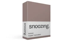 Snoozing katoen topper hoeslaken