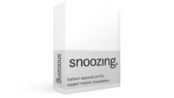Snoozing katoen waterdicht PU topper molton hoeslaken