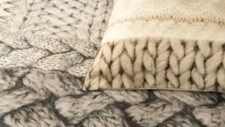 Snoozing Knitted Wool flanel dekbedovertrek