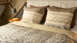 Snoozing Knitted Wool flanel dekbedovertrek