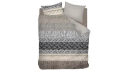 Snoozing Knitted Wool flanel dekbedovertrek