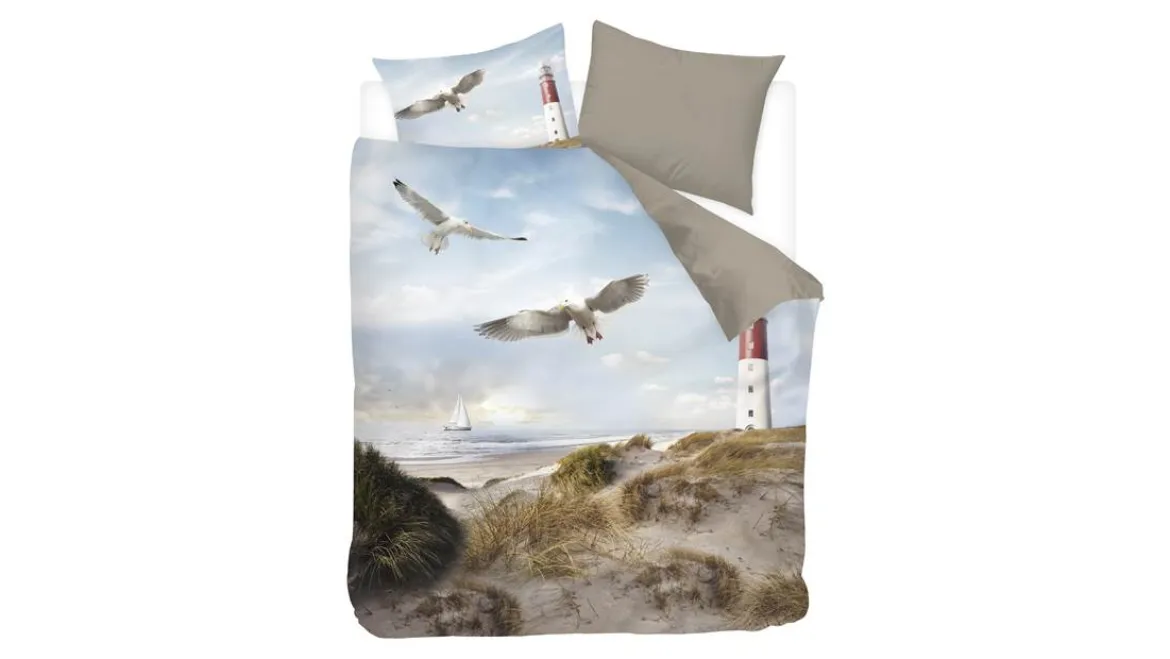 Snoozing Lighthouse flanel dekbedovertrek