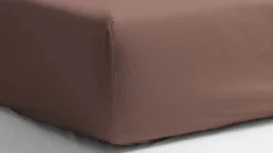Snoozing percale katoen hoeslaken extra hoog