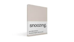 Snoozing percale katoen kussenslopen (set van 2)