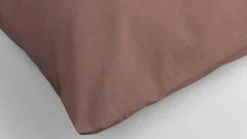 Snoozing percale katoen kussenslopen (set van 2)