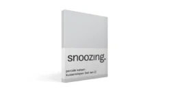 Snoozing percale katoen kussenslopen (set van 2)