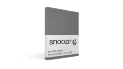 Snoozing percale katoen kussenslopen (set van 2)