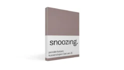 Snoozing percale katoen kussenslopen (set van 2)