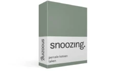 Snoozing percale katoen laken