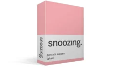 Snoozing percale katoen laken