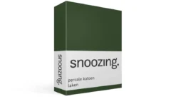 Snoozing percale katoen laken