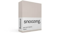 Snoozing percale katoen laken