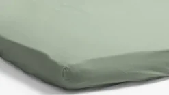 Snoozing percale katoen topper hoeslaken