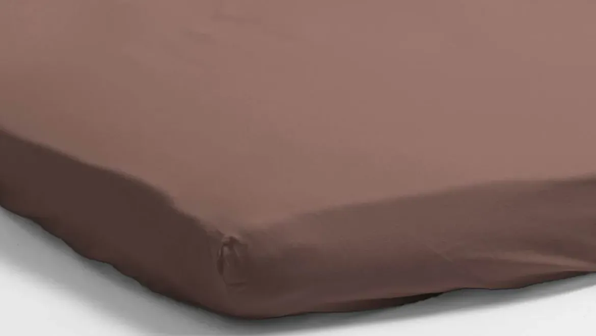 Snoozing percale katoen topper hoeslaken